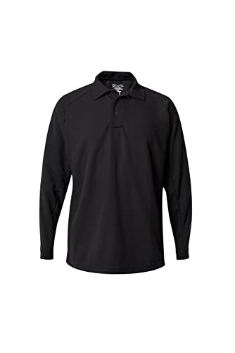 Vertx VTX4020P Men's Coldblack Long Sleeve Polo Shirt - CopsPlus