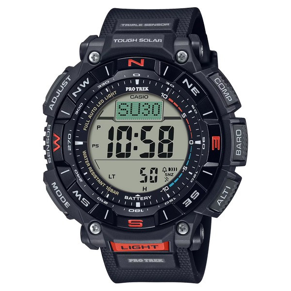 CASIO PROTREK TRIPLE SENSOR 腕時計 Casio Pro Trek Solar Triple Sensor Watch - CopsPlus