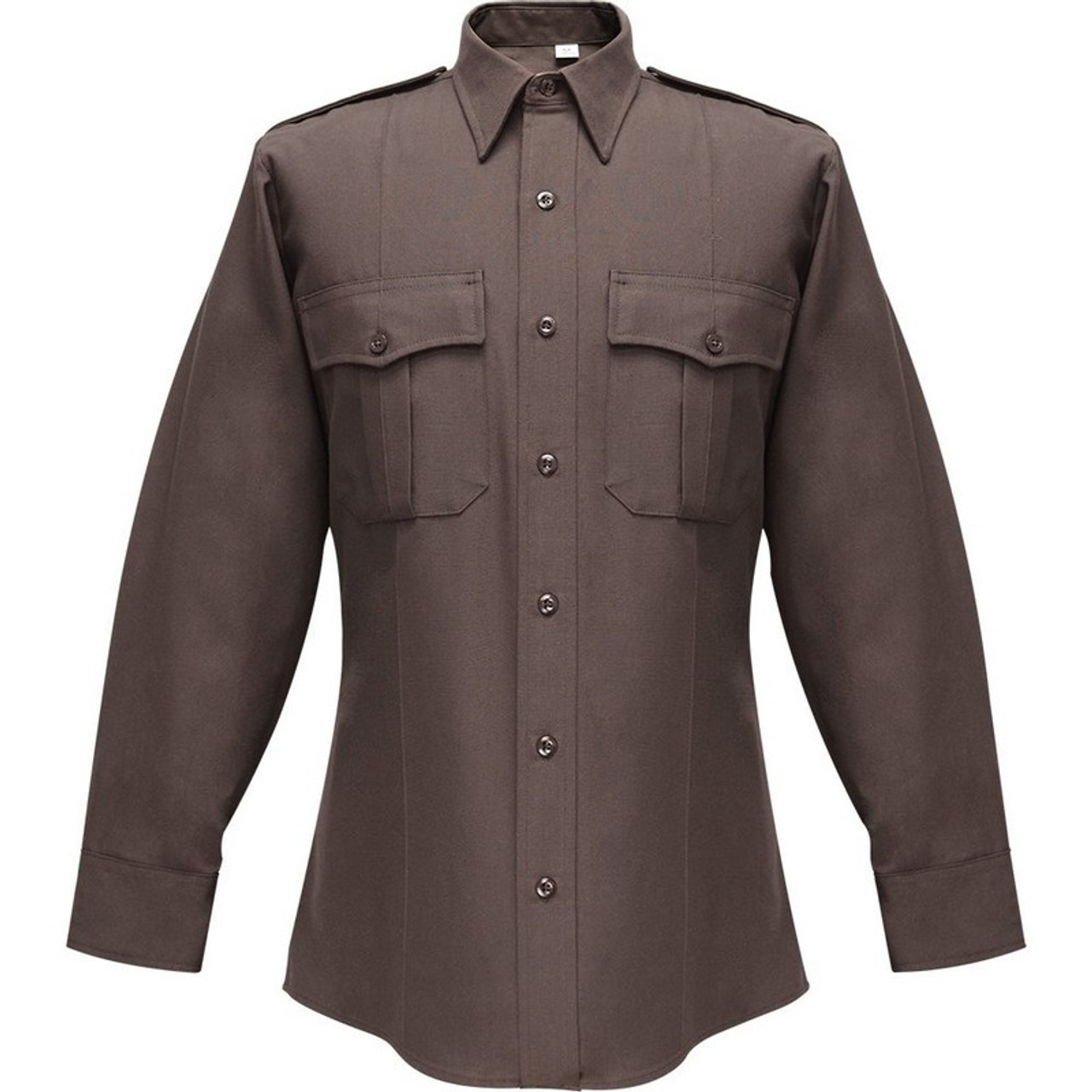 Flying Cross Men's Command 100% Polyester Long Sleeve Shirt