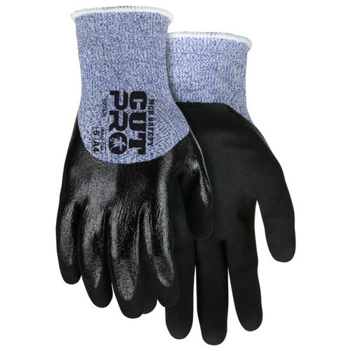 CW-ONE-PRO （used） MCR Safety 92753 Cut Pro® 13 Gauge HyperMax™ Blue & White Shell