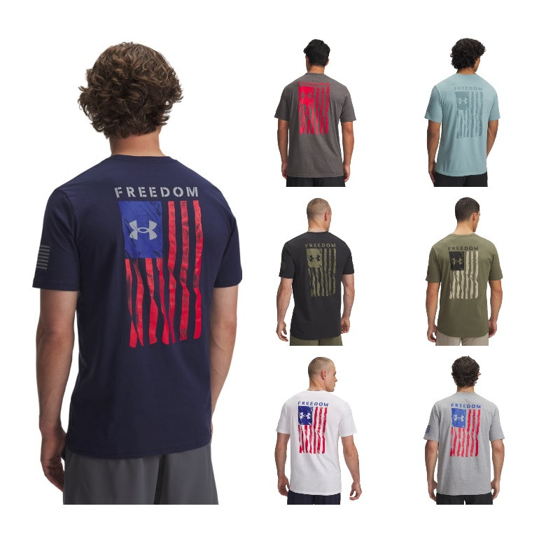 Under Armour 6004096 Men's UA Freedom Flag T-Shirt - CopsPlus