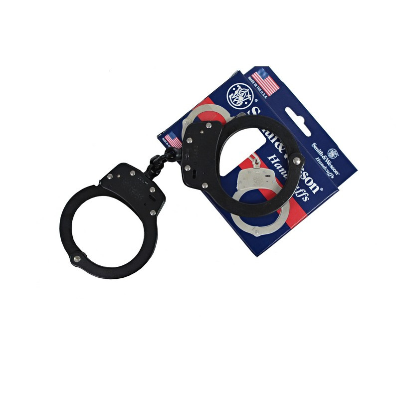 Smith & Wesson Model 100 Chain-Linked Handcuffs & Keys M100 Cuffs