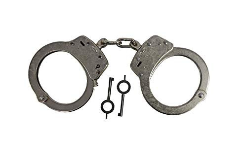 Smith & Wesson Model 100 Chain-Linked Handcuffs & Keys M100 Cuffs