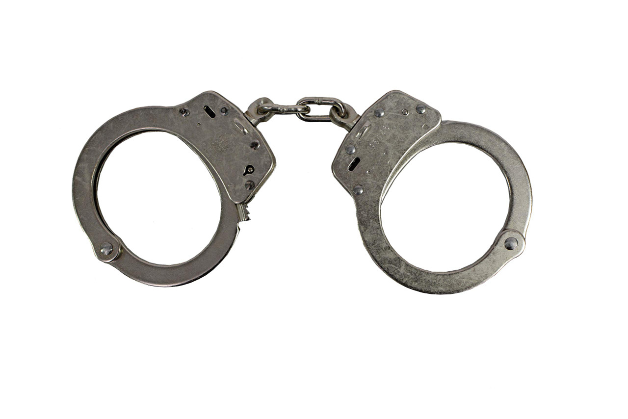 Smith & Wesson 手錠 Handcuffs(本物) Smith & Wesson Model 100 Chain-Linked Handcuffs & Keys M100 Cuffs