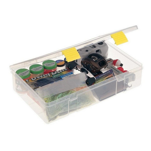 Plano 2373101 ProLatch 3700 Open-Compartment Deep StowAway Utility Box - Clear