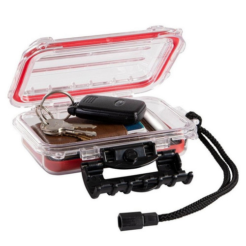 Plano 1449-00 Guide 3400 Series Waterproof Case - Red/Clear