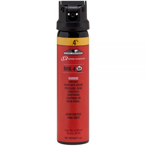 Defense Technology 5249 First Defense Stream Delivery (MK-4) Pepper Spray .4% OC, 3.0 Ounces