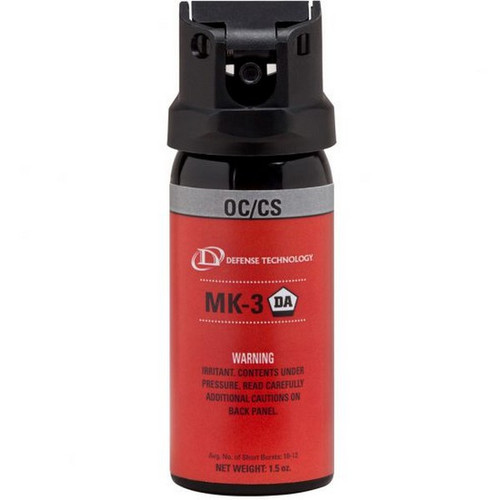 Defense Technology 56035 First Defense Stream Delivery (MK-3) Pepper Spray OC/CS, 1.5 Ounces