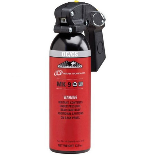 Defense Technology 56095 First Defense HV Stream Delivery (MK-9) Pepper Spray OC/CS, 13.0 Ounces