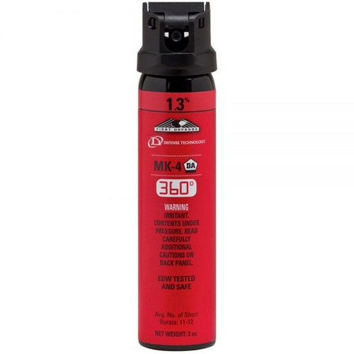 Defense Technology 56843 First Defense 360 Stream Delivery (MK-4) Pepper Spray 1.3% OC, 3.0 Ounces