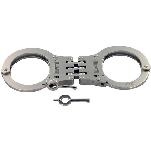Hiatt Standard Steel Hinge-Linked Handcuffs