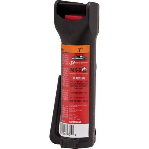 Defense Technology 56764 First Defense Cone Delivery (MK-6) Pepper Spray w/ Clip .7% OC, .68 Ounces