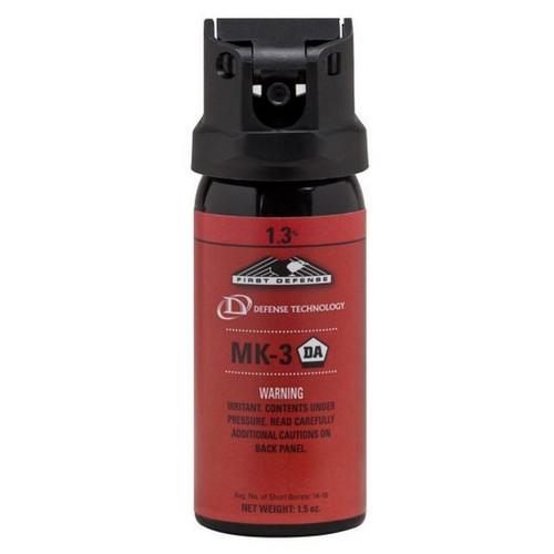 Defense Technology 43344 First Defense Cone Delivery (MK-3) Pepper Spray 1.3% OC, 1.5 Ounces