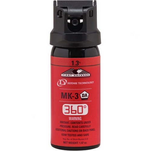 Defense Technology 56833 First Defense 360 Stream Delivery (MK-3) Pepper Spray 1.3% OC, 1.47 Ounces