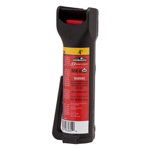 Defense Technology 5269 First Defense Stream Delivery (MK-6) Pepper Spray w/ Clip .4% OC, .68 Ounces