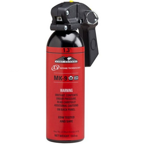 Defense Technology 43950 First Defense HV Fogger Fog Delivery (MK-9) Pepper Spray w/ Wand Adapater 1.3% OC, 13.0 Ounces