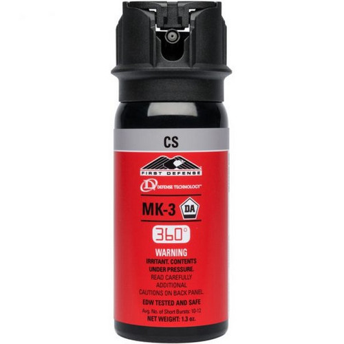 Defense Technology 56231 First Defense 360 Gel Delivery (MK-3) CS Tear Gas Spray, 1.3 Ounces