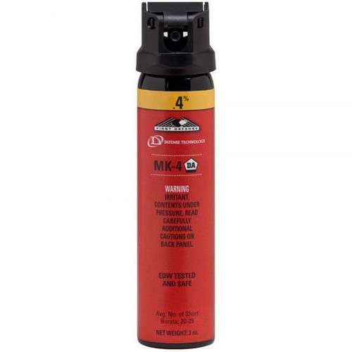 Defense Technology 56344 First Defense Cone Delivery (MK-4) Pepper Spray .4% OC, 3.0 Ounces