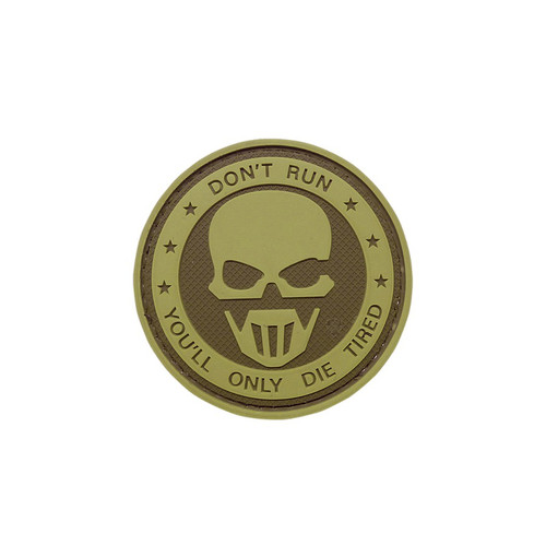 5ive Star Gear 6784000 Don't Run You'll Only Die Tired - Ghost Morale Patch, 2.25"