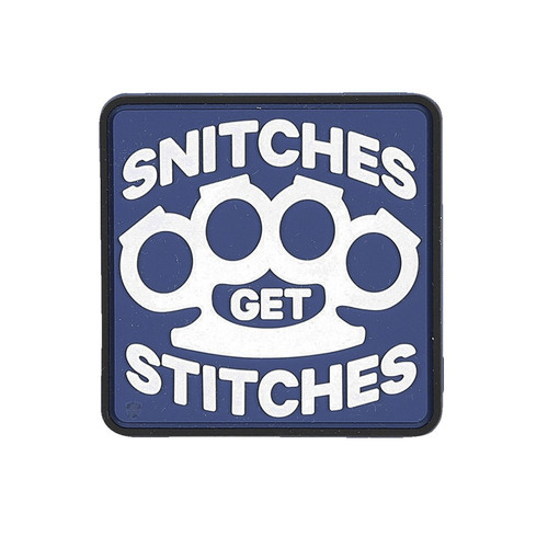 5ive Star Gear 6694000 Snitches Get Stitches Morale Patch, 2.5" x 2"