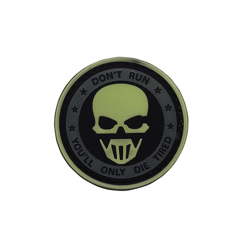 5ive Star Gear 6733000 Don't Run Ghost Night Glow Morale Patch, 2.25" 5ive Star Gear 6733000 Don't Run Ghost Night Glow Morale Patch, 2.25"