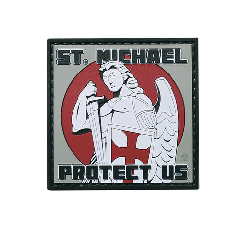 5ive Star Gear 6648000 St. Michael Protect Us Morale Patch, 2.25" x 2.25"