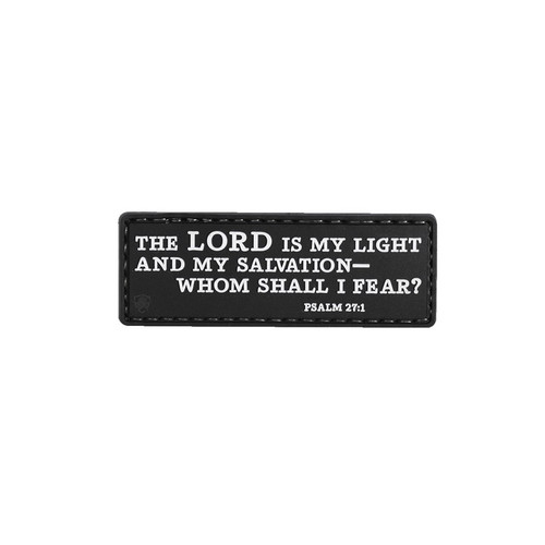 5ive Star Gear 6605000 PSALM 27:1 Morale Patch, 2.75" x 1” 5ive Star Gear 6605000 PSALM 27:1 Morale Patch, 2.75" x 1”