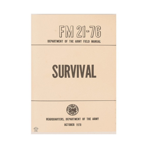 5ive Star Gear 7025000 US Army Survival Manual