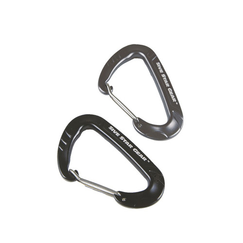 5ive Star Gear 6029000 Wiregate Carabiner (2 Pack)