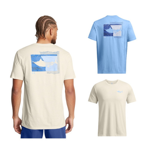 Under Armour 1382907 Men's UA Marlin Logo T-Shirt