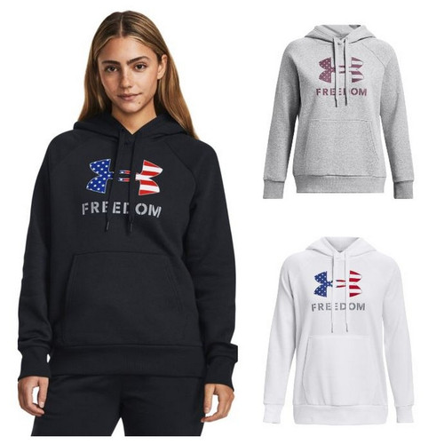 Under Armour 1379624 Women's UA Freedom Rival Fleece Logo Hoodie