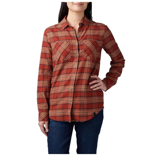 5.11 Tactical 62411 Women's Ruth Flannel Long Sleeve Shirt