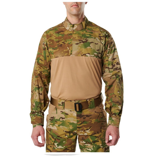 5.11 Tactical 72481 Men's 5.11 Stryke TDU Rapid MultiCam Long Sleeve Shirt, MultiCam