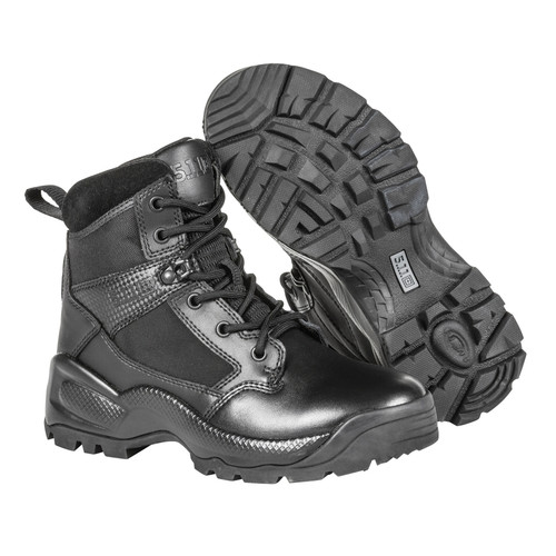 5.11 Tactical 12404 Women's A.T.A.C. 2.0 Side-Zip 6" Tactical Boots, Black