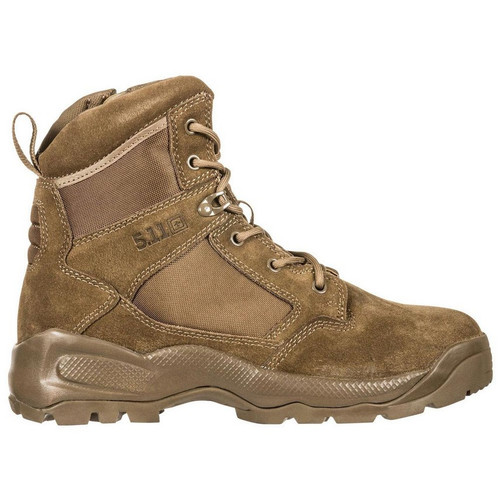5.11 Tactical 12395 Men's A.T.A.C. 2.0 Desert 6" Side-Zip Tactical Boots, Dark Coyote
