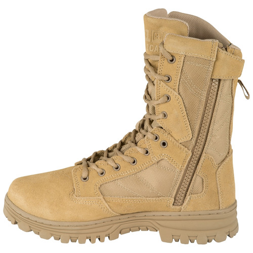 5.11 Tactical 12347 Men's EVO 8" Desert Side-Zip Tactical Boots, Coyote