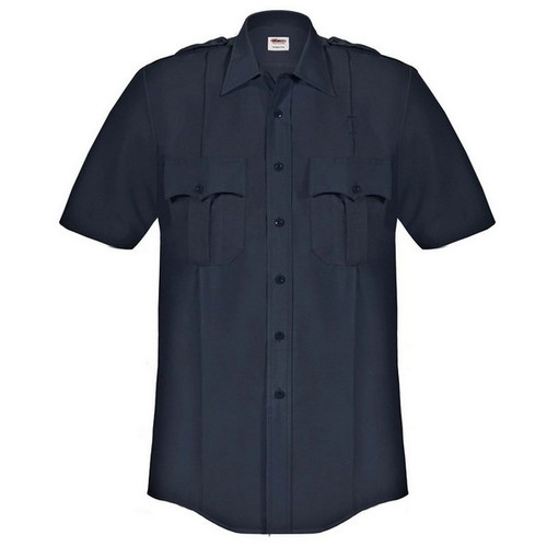 Elbeco Men's Paragon Plus Short Sleeve Poplin Shirt