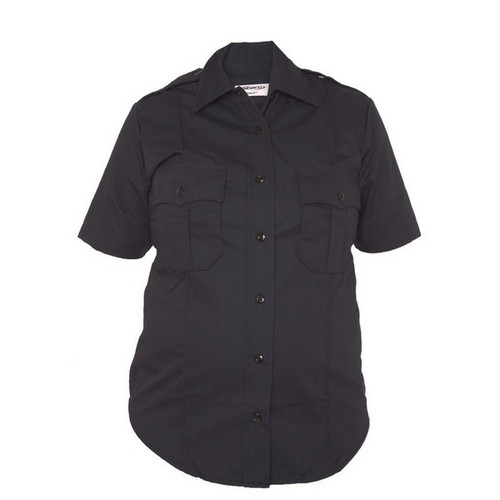 Elbeco G954LC Women's Tek3 Short Sleeve Poly/Cotton Twill Shirt, Midnight Navy