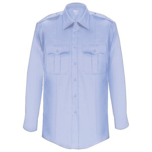 Elbeco 2303 Men's T2 Long Sleeve Shirt, Blue