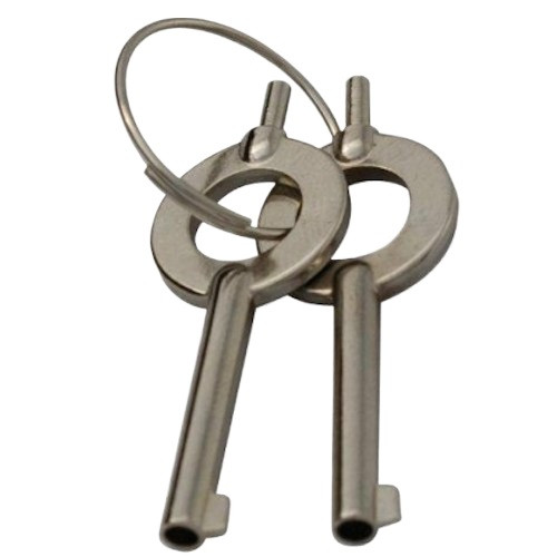 CTS Thompson Model 8010 Universal Standard Handcuff Key, Nickel