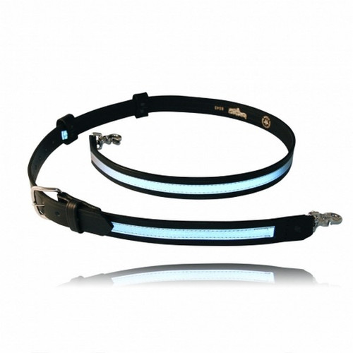 Boston Leather Model 6543R Firefighter's Radio Strap - Original, 1.25" w/ Reflective Ribbon