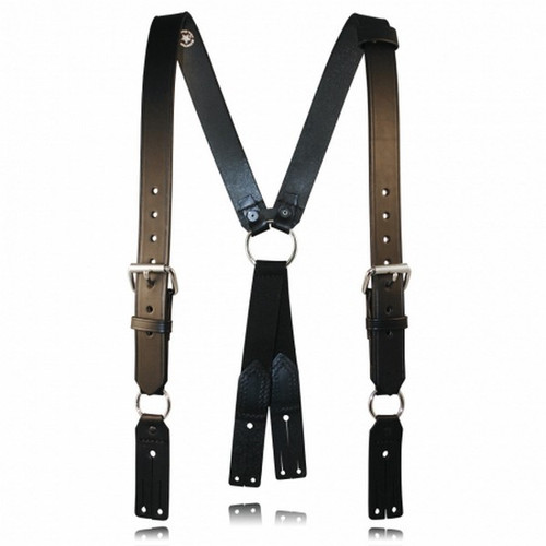 Boston Leather Model 9175 Firefighter's Suspenders, Button Attachment