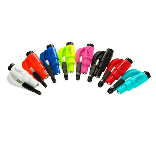 resqme The Original Emergency Keychain Car Escape Tool, 2-in-1 Seatbelt Cutter, & Window Breaker