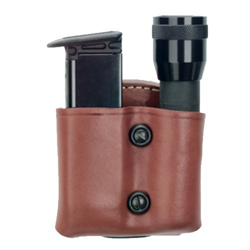 Gould & Goodrich 860 Gold Line Leather Flashlight/Mag Case Combo for SIG Sauer P320