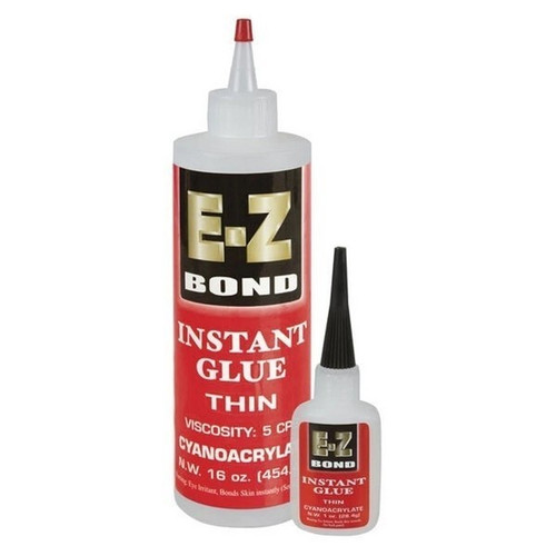 Lightning Powder LL-0002 EZ-Bond Instant Liquid Glue, Light Viscosity, 1 Ounce