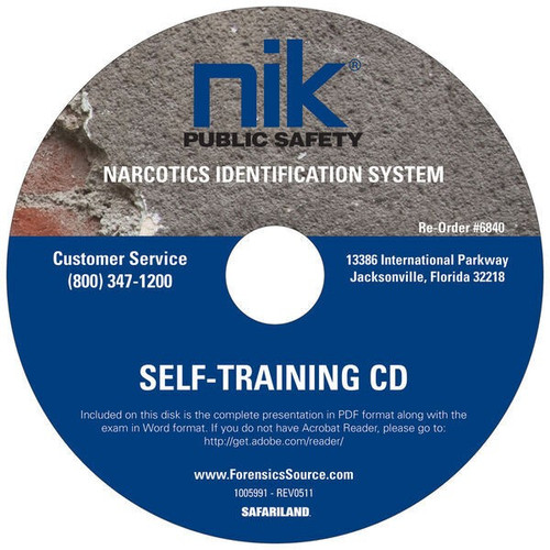 NIK 6840 Narcotics Identification System Self-Training CD