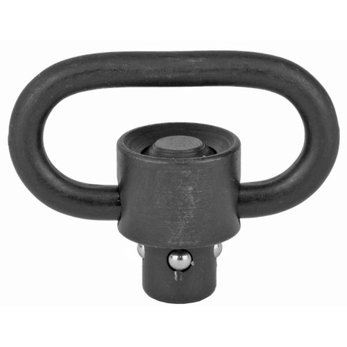 Bravo Company Heavy Duty QD Sling Swivel with Flush Plunger - Black