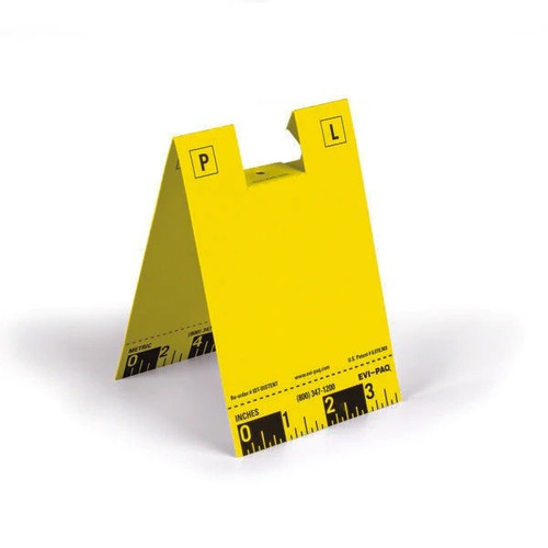 EVI-PAQ Disposable Standard ID Tents (100 Pack)