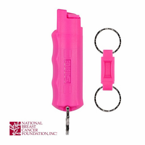 Sabre HC-NBCF-02 Pepper Spray w/ Quick Rlease Key Ring, NBCF Pink Sabre HC-NBCF-02 Pepper Spray w/ Quick Rlease Key Ring, NBCF Pink