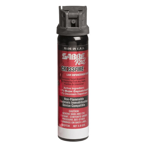 Sabre Red 52CFT30 Crossfire Stream (MK-4) Pepper Spray, 1.33% MC, 3.0 Ounces